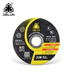 DELUN 4,5 inch 115 mm T41 stalen doorslijpschijf rond plat aluminiumoxide schuurwiel China leverancier OEM maatwerk ondersteuning